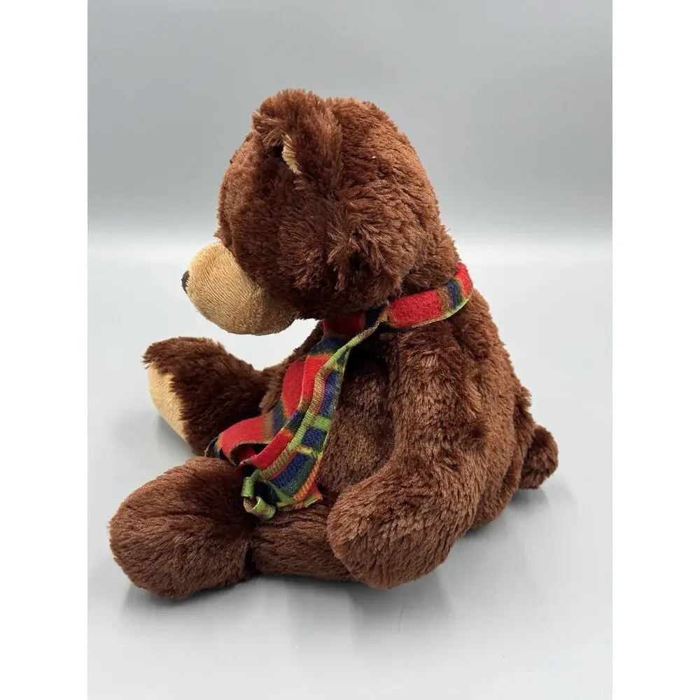 Ganz Winter Grizzby Bear Plush HX10490 Brown Stuffed Animal 16”